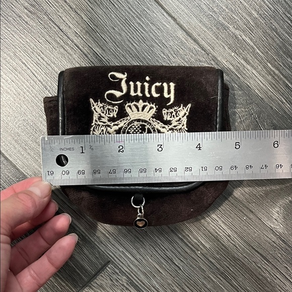 Juicy Couture Black Velour Pouch - Picture 7 of 8